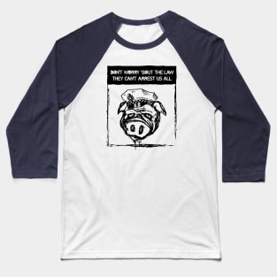 F the po-po Baseball T-Shirt